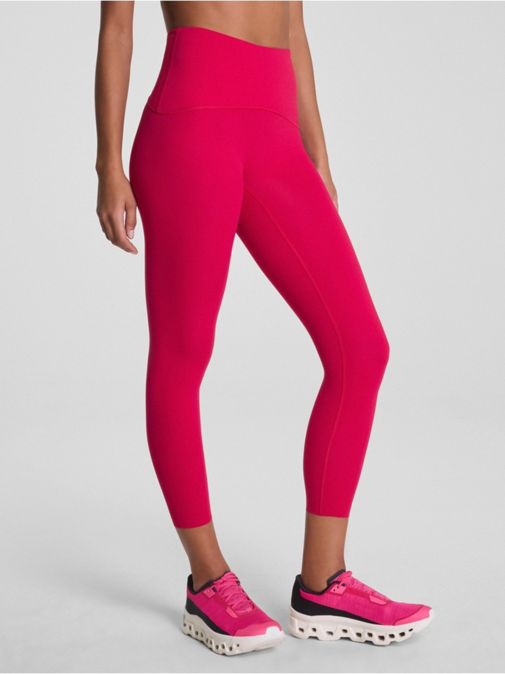 Spanx Booty Boost Active 7/8 Legging Fuchsia Pink Size Large New With Tags